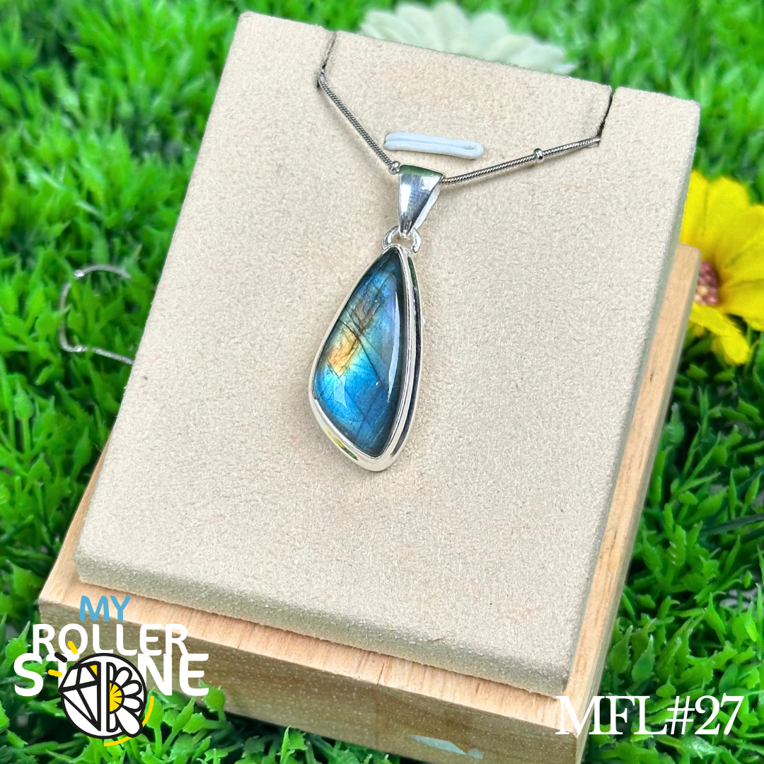 Pendentif Labradorite Multi Fire