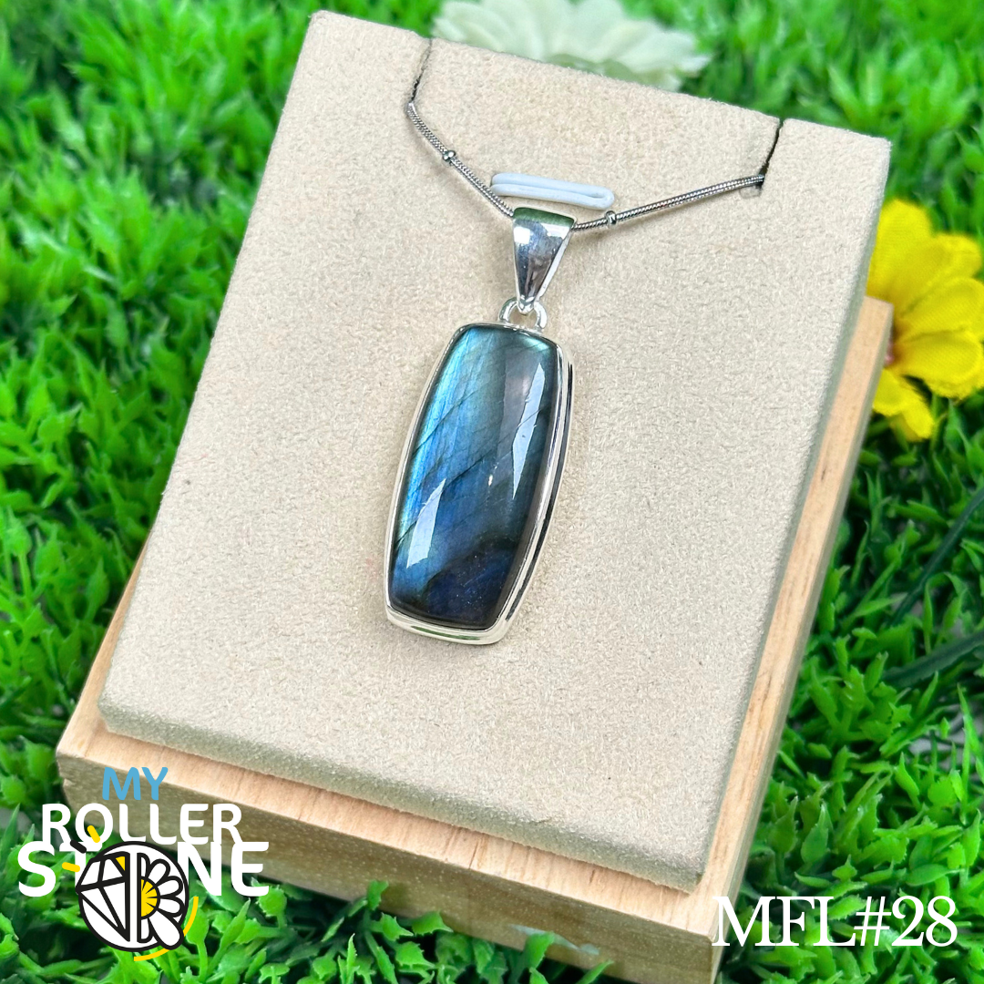 Pendentif Labradorite Multi Fire