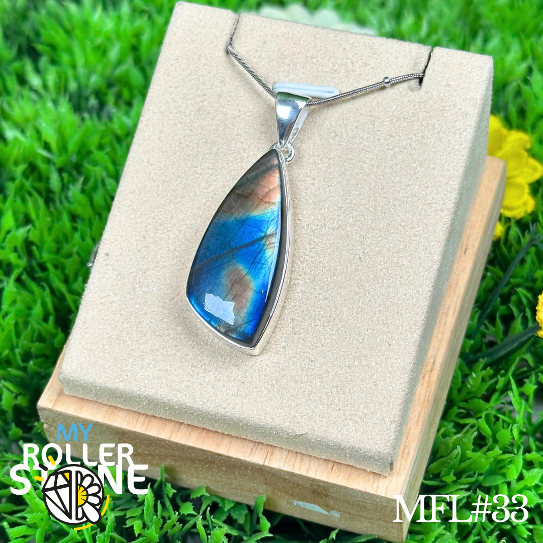 Pendentif Labradorite Multi Fire
