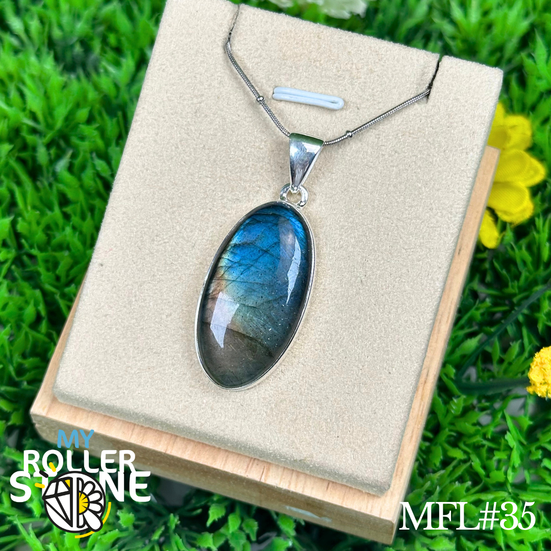 Pendentif Labradorite Multi Fire