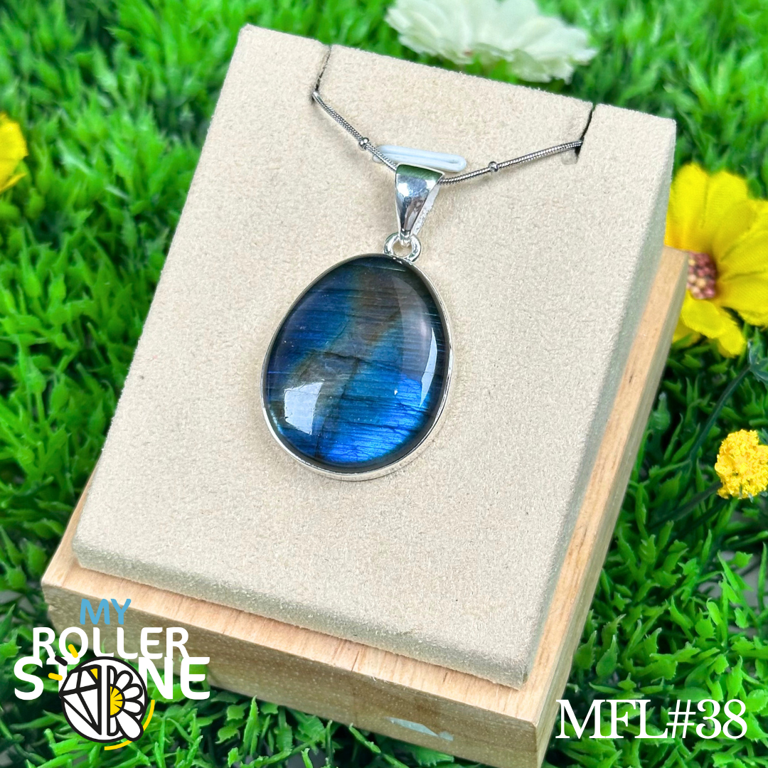 Pendentif Labradorite Multi Fire