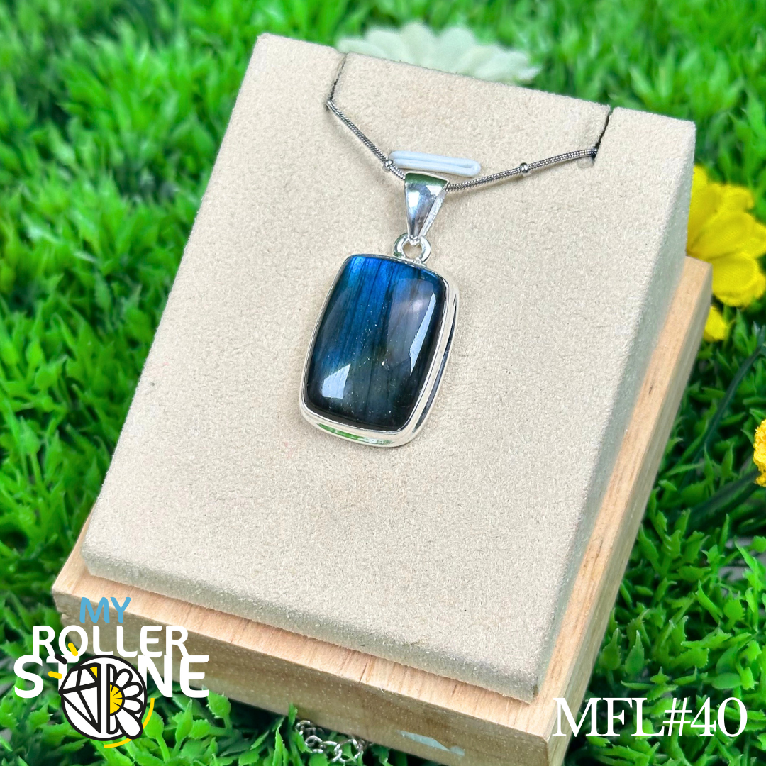 Pendentif Labradorite Multi Fire