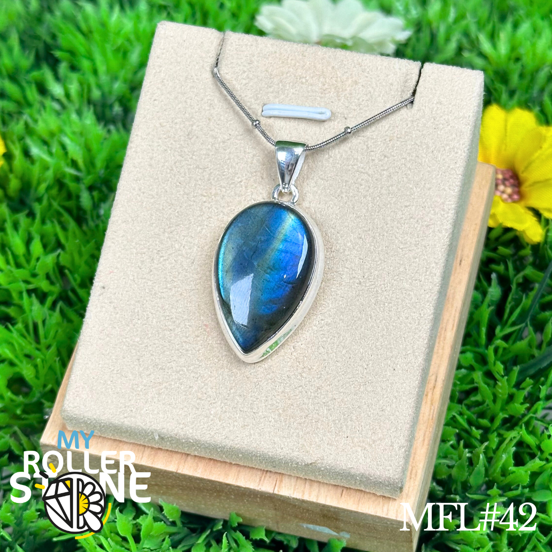 Pendentif Labradorite Multi Fire