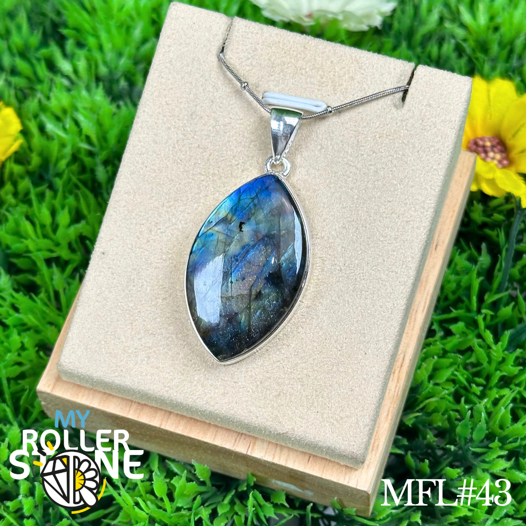 Pendentif Labradorite Multi Fire