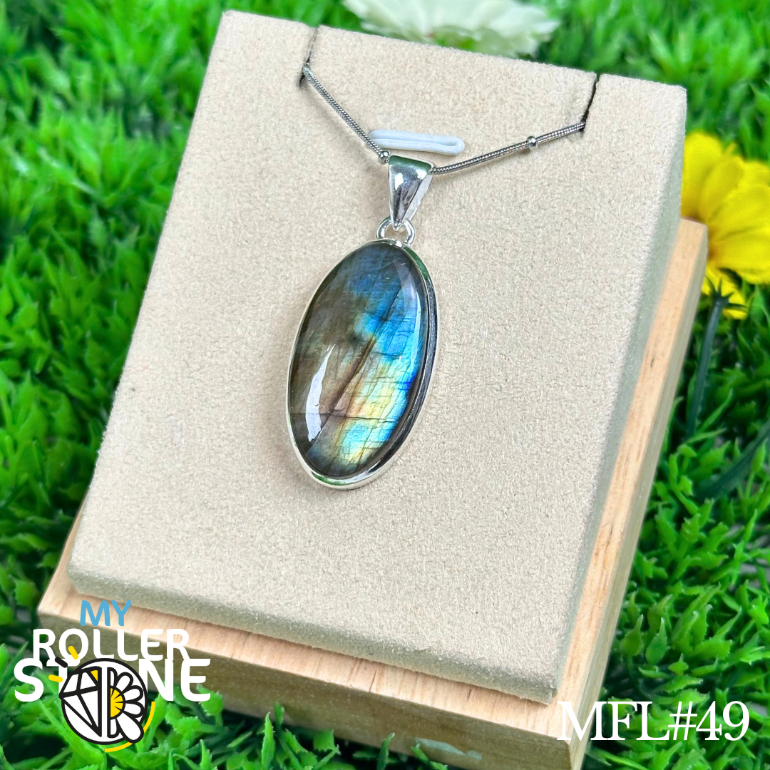 Pendentif Labradorite Multi Fire