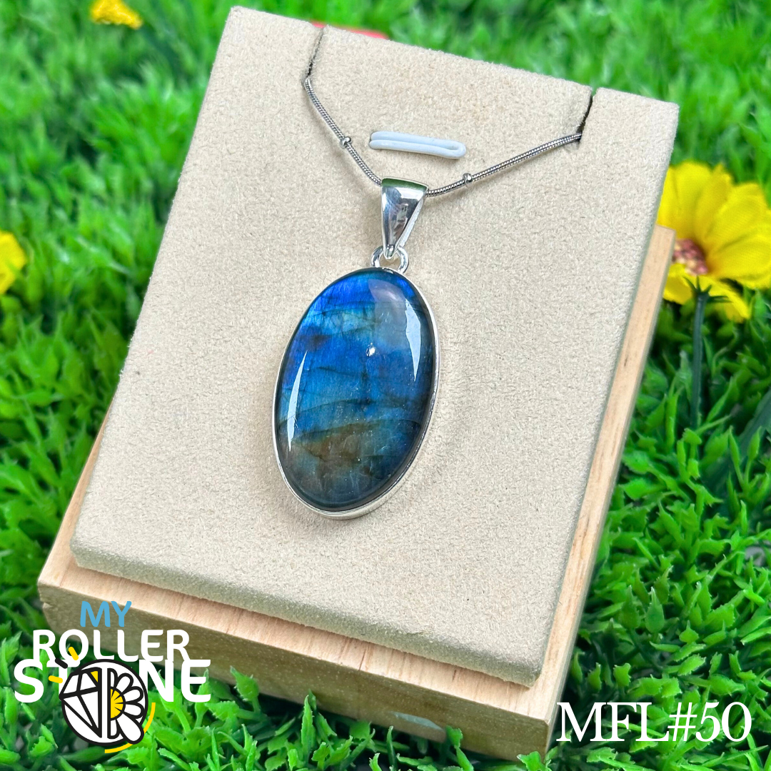 Pendentif Labradorite Multi Fire #MFL50 - Breloques et pendentifs