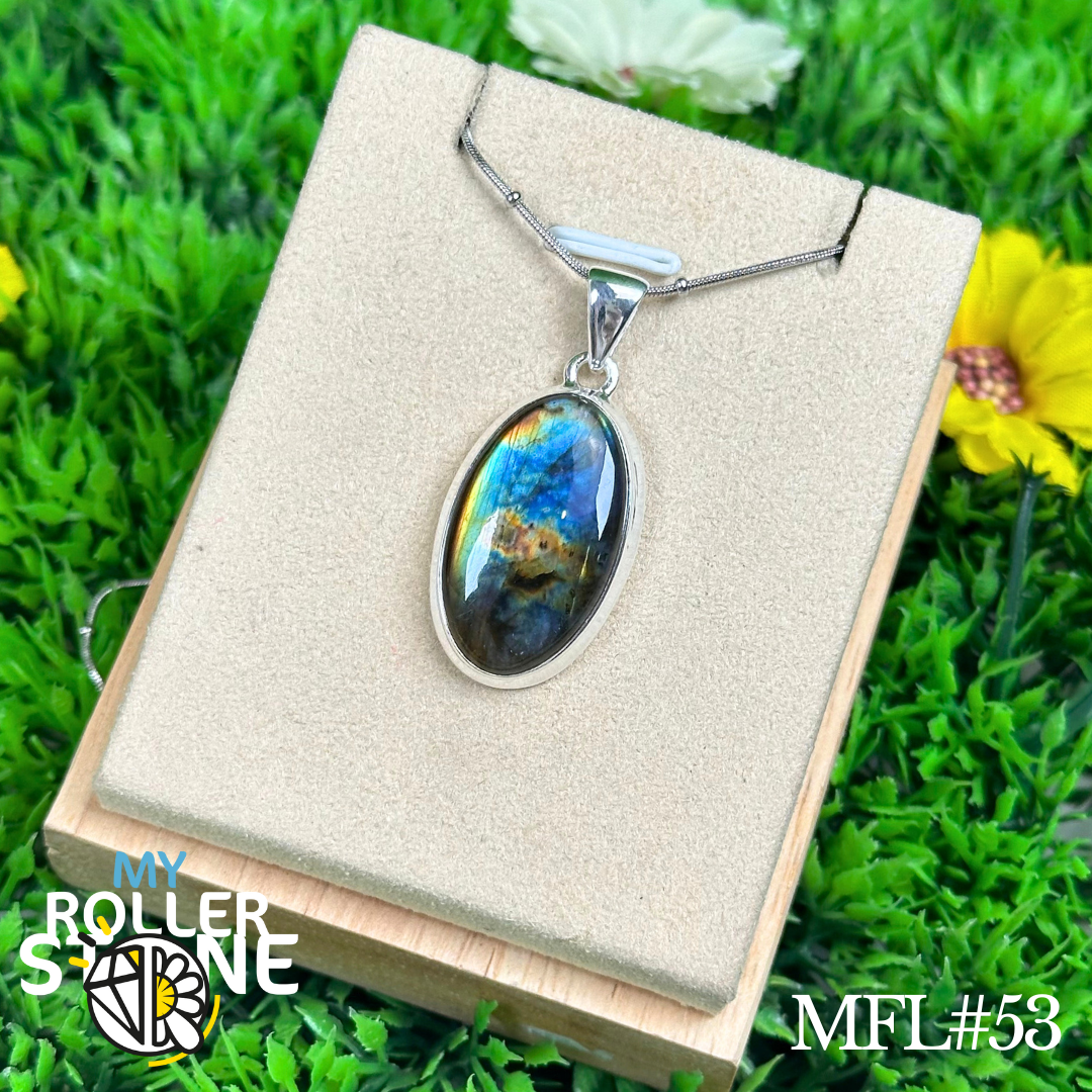 Pendentif Labradorite Multi Fire