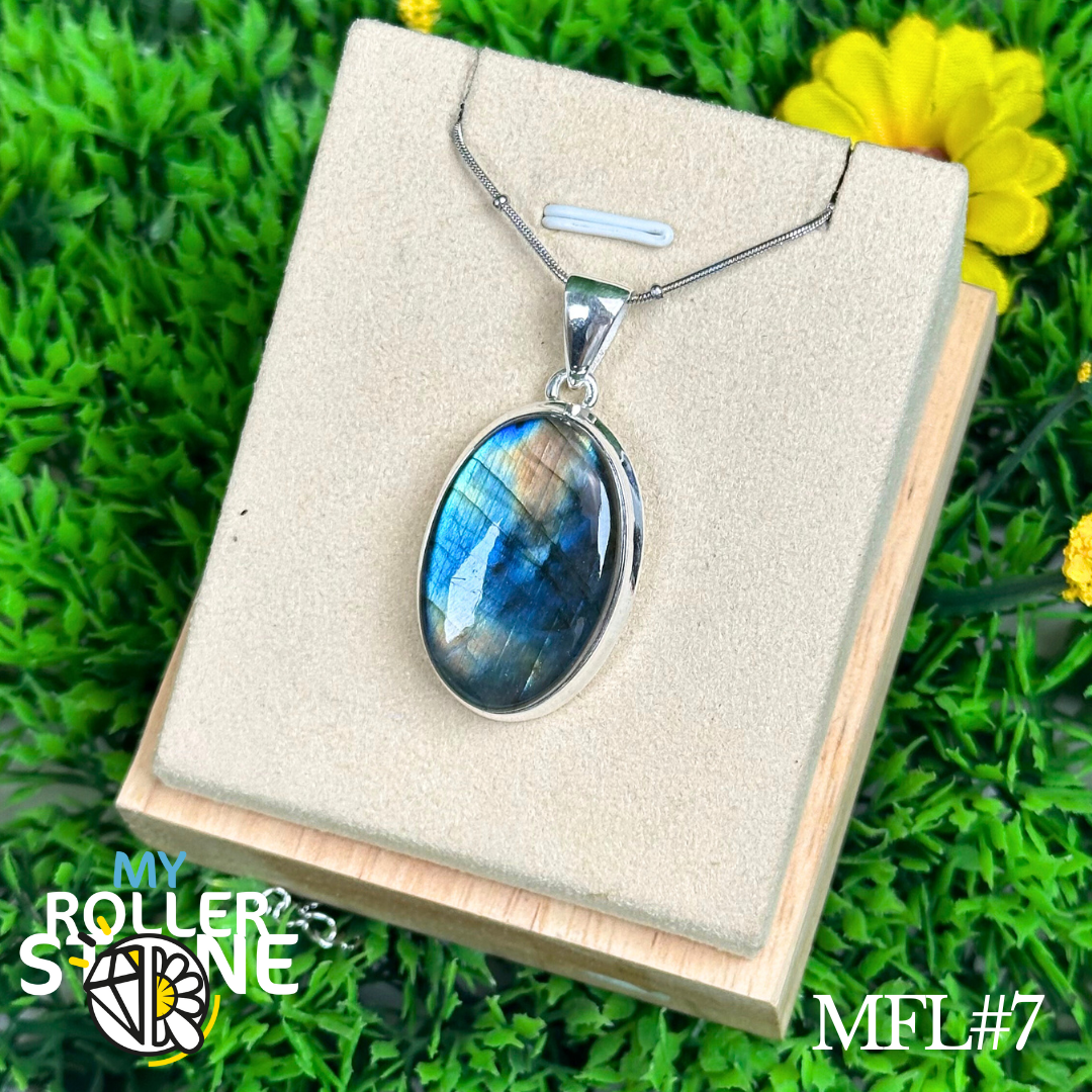 Pendentif en argent Labradorite