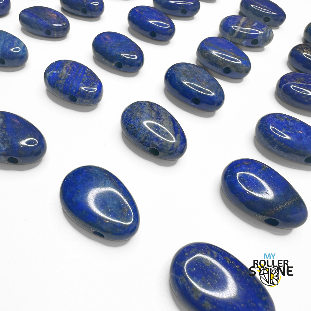 Pendentif Lapis Lazuli large trou - Perles