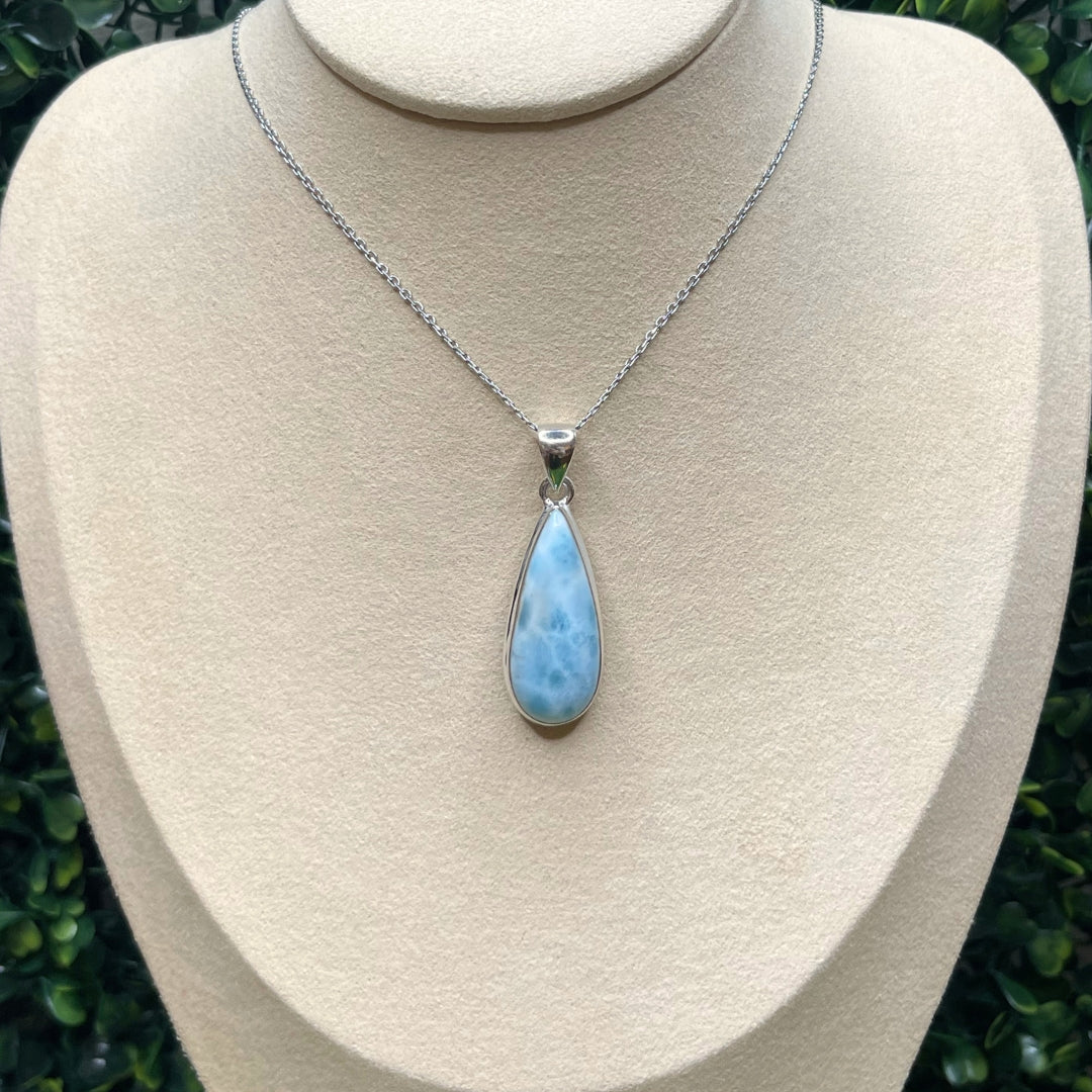 Pendentif Larimar Argent #14