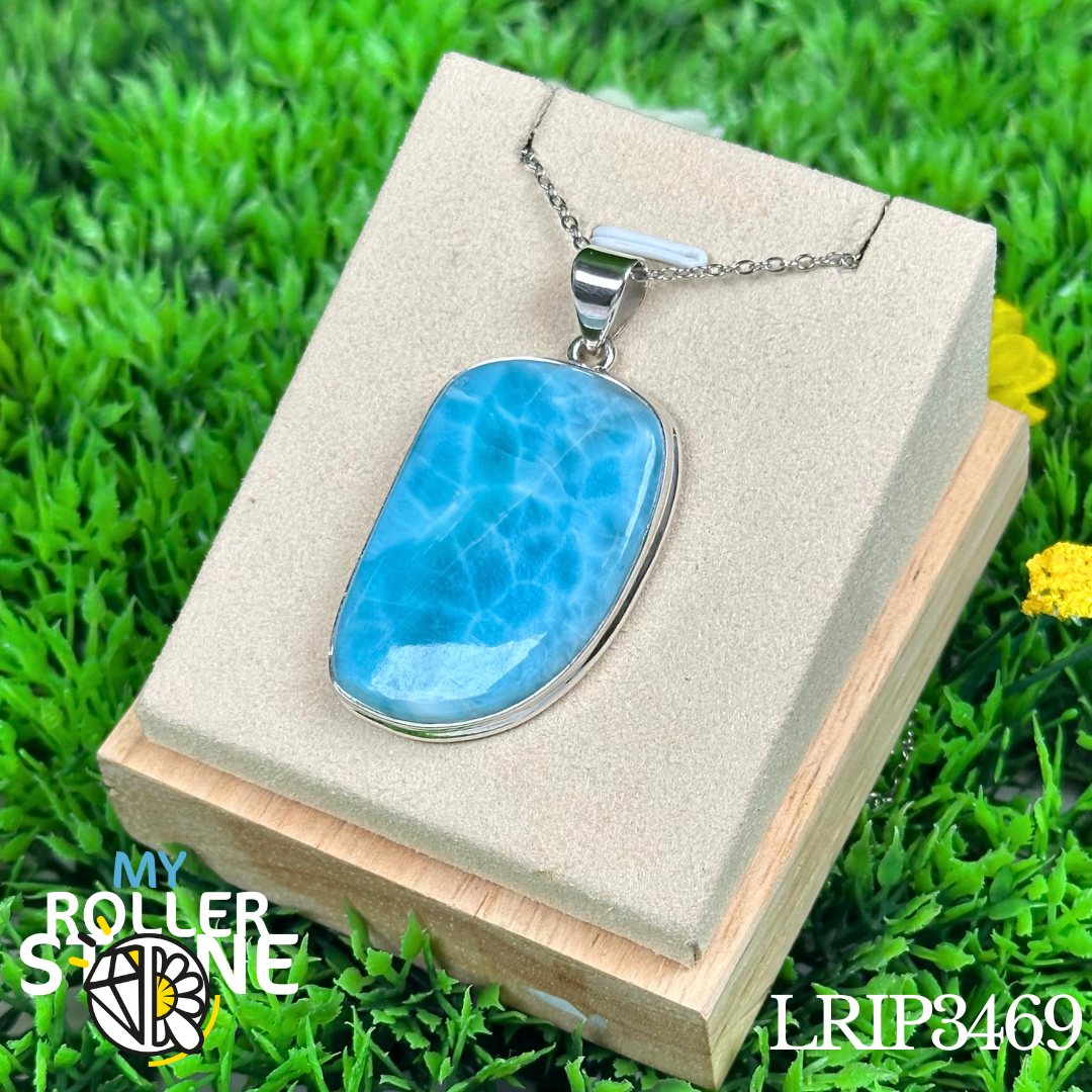 Pendentif en argent Larimar