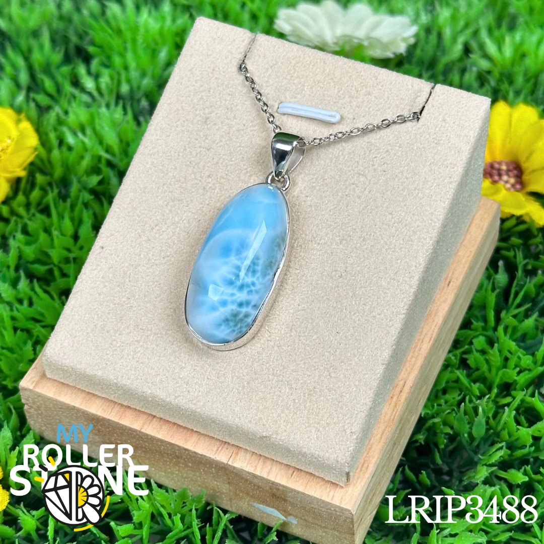 Pendentif en argent Larimar