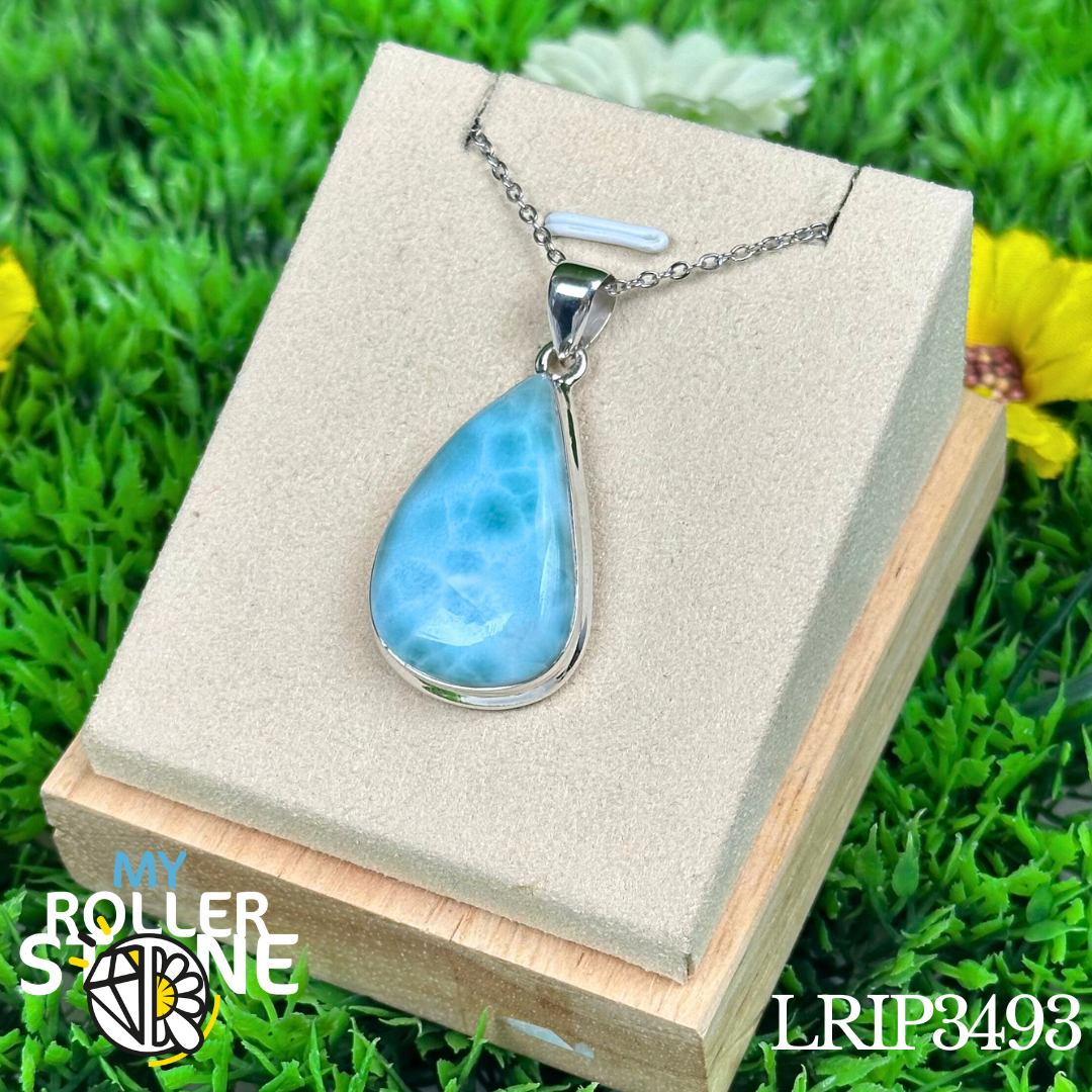 Pendentif en argent Larimar