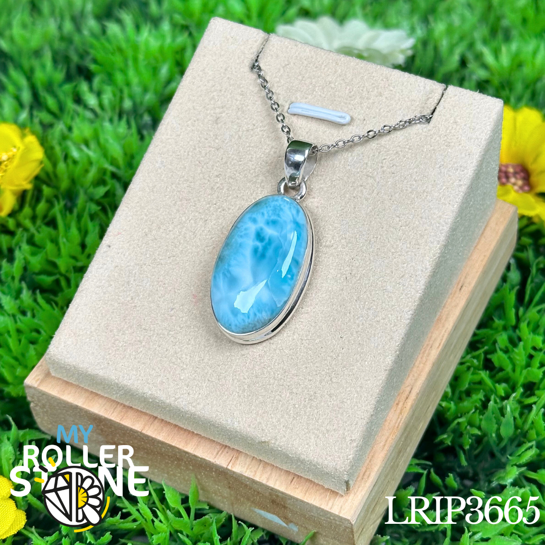 Pendentif en argent Larimar