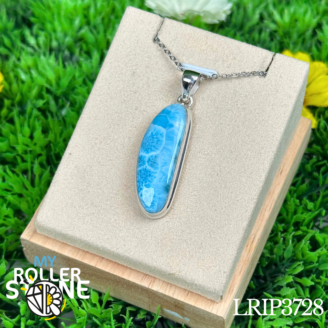 Pendentif en argent Larimar