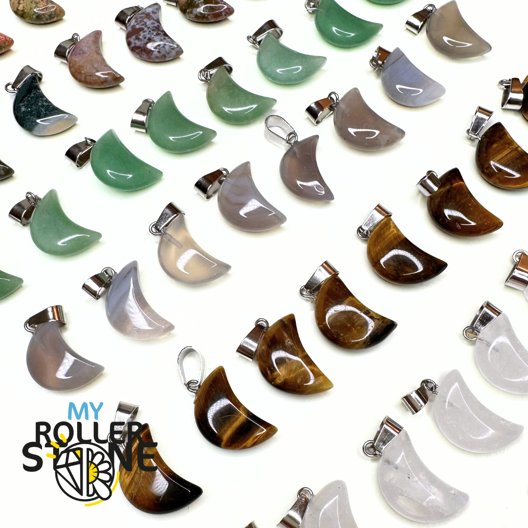 Pendentif Lune plat - Breloques et pendentifs