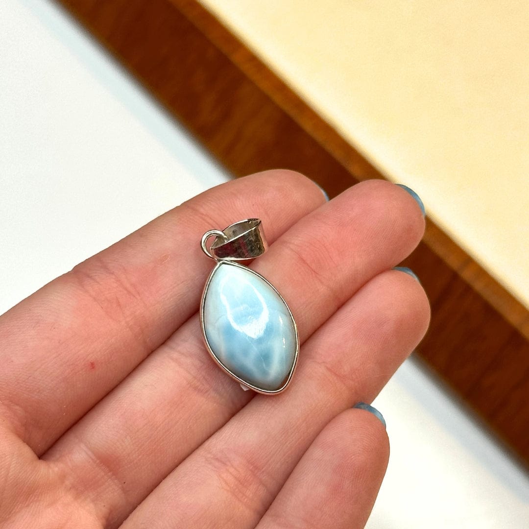Pendentif Marquise Larimar Argent 925