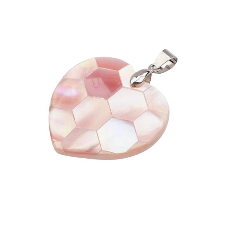 Pendentif nacre coeur