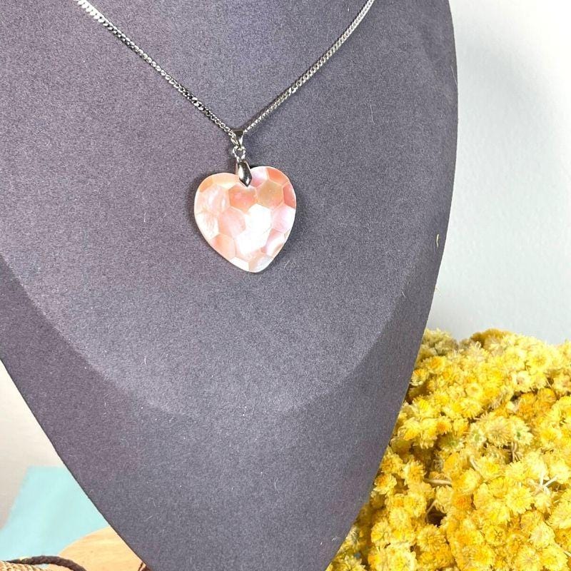 Pendentif nacre coeur