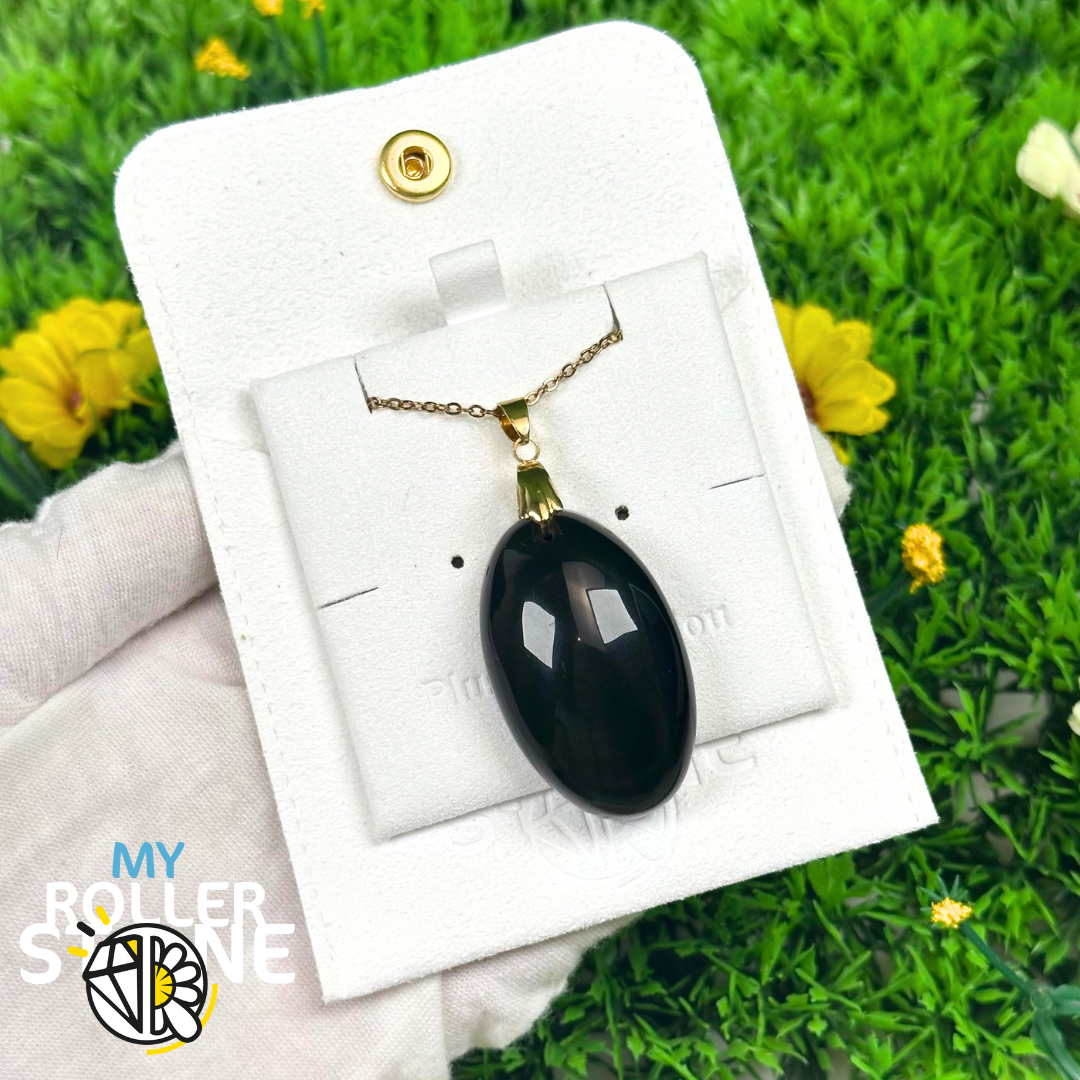 Pendentif Obsidienne Arc-en-Ciel 5A (Oeil céleste)