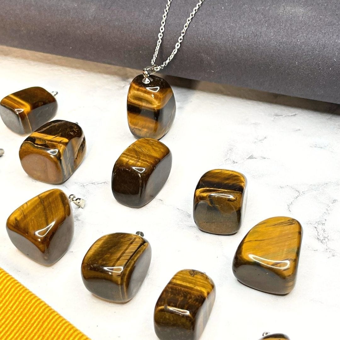 Pendentif oeil de tigre