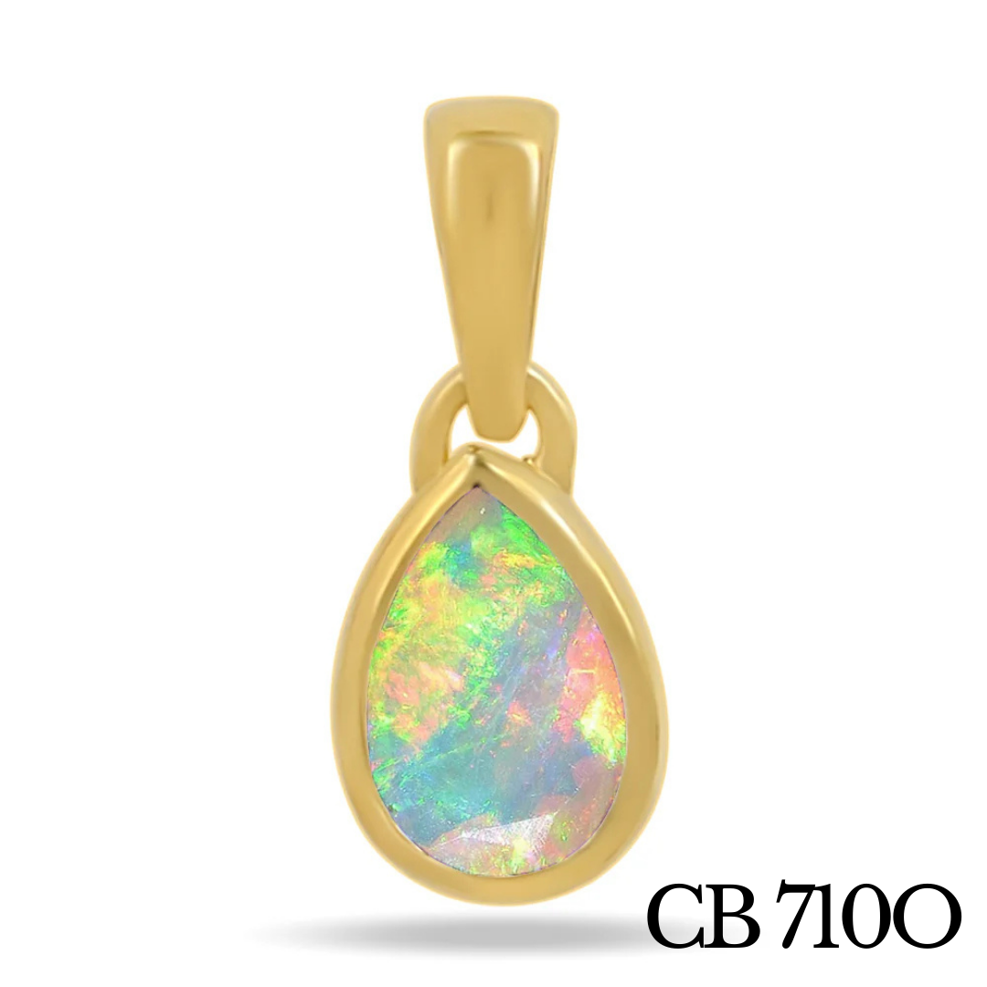 Pendentif Opale Éthiopienne #CB710O - Breloques et pendentifs