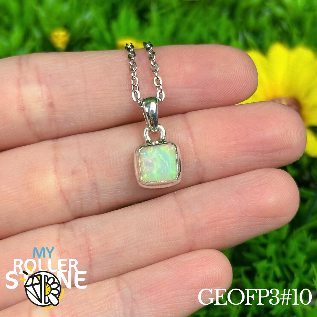 Pendentif Opale Éthiopienne