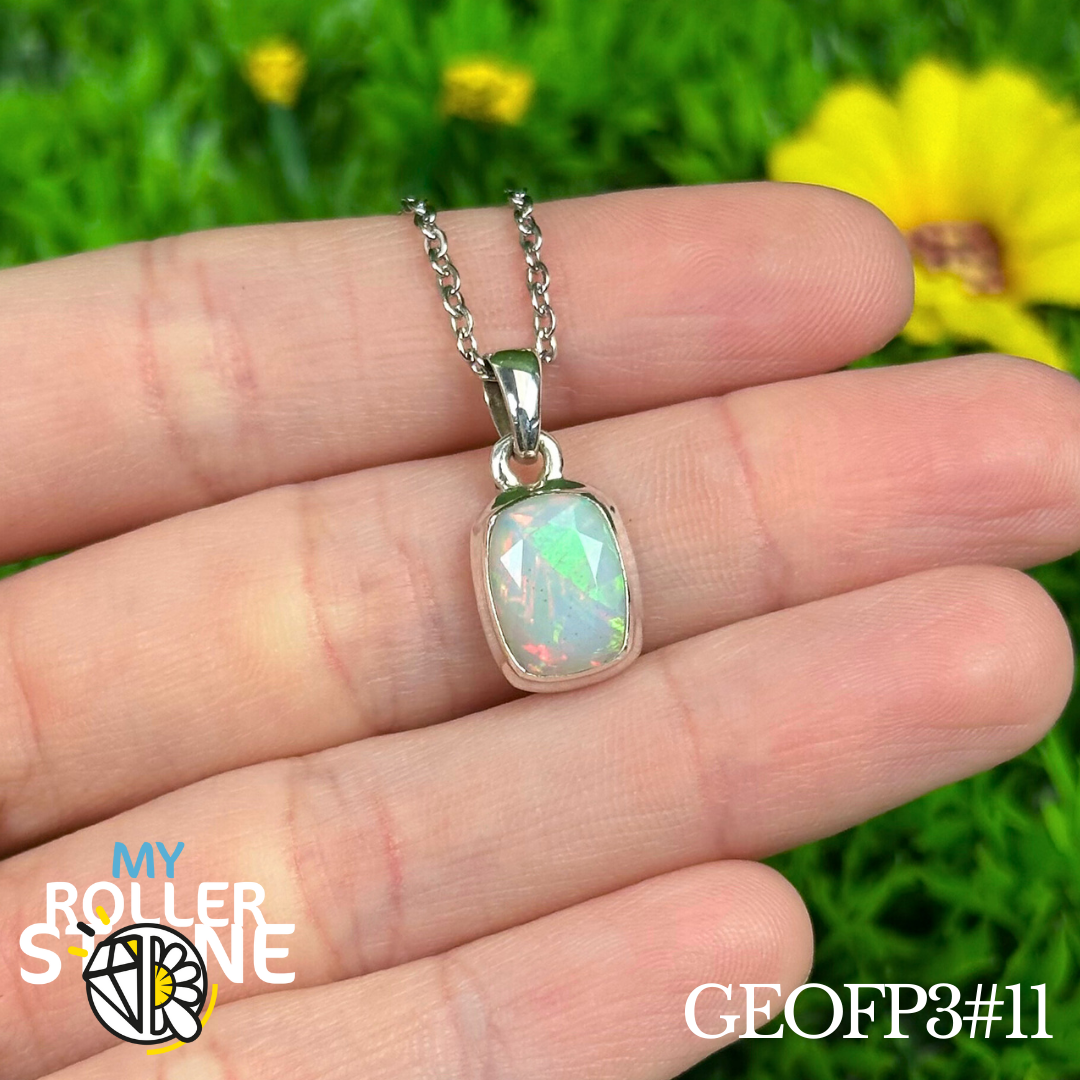 Pendentif Opale Éthiopienne