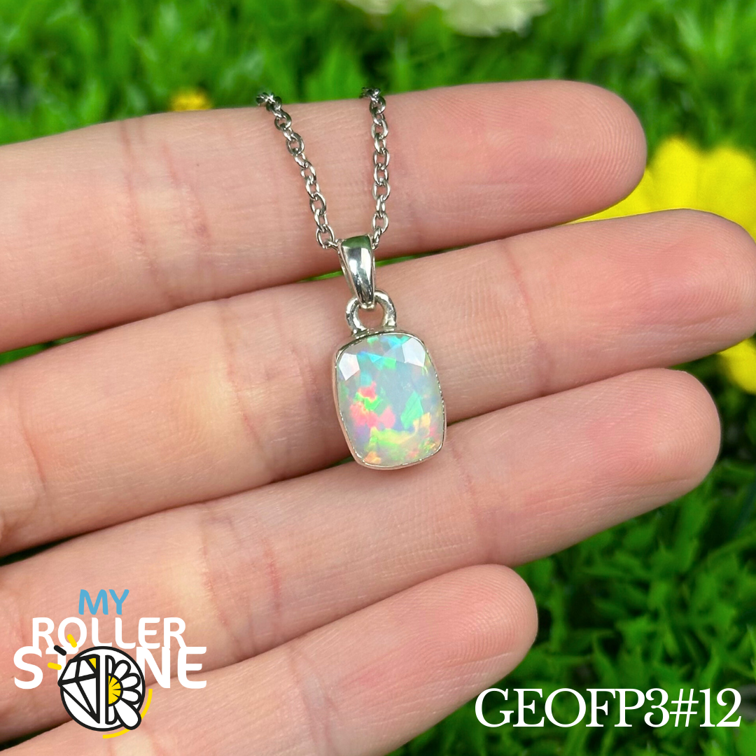 Pendentif Opale Éthiopienne