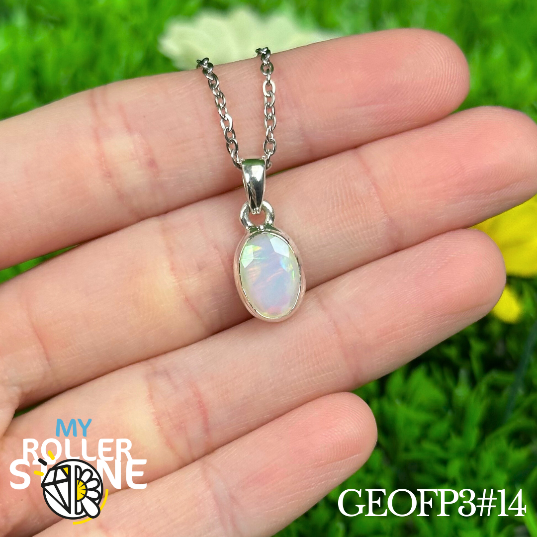 Pendentif Opale Éthiopienne