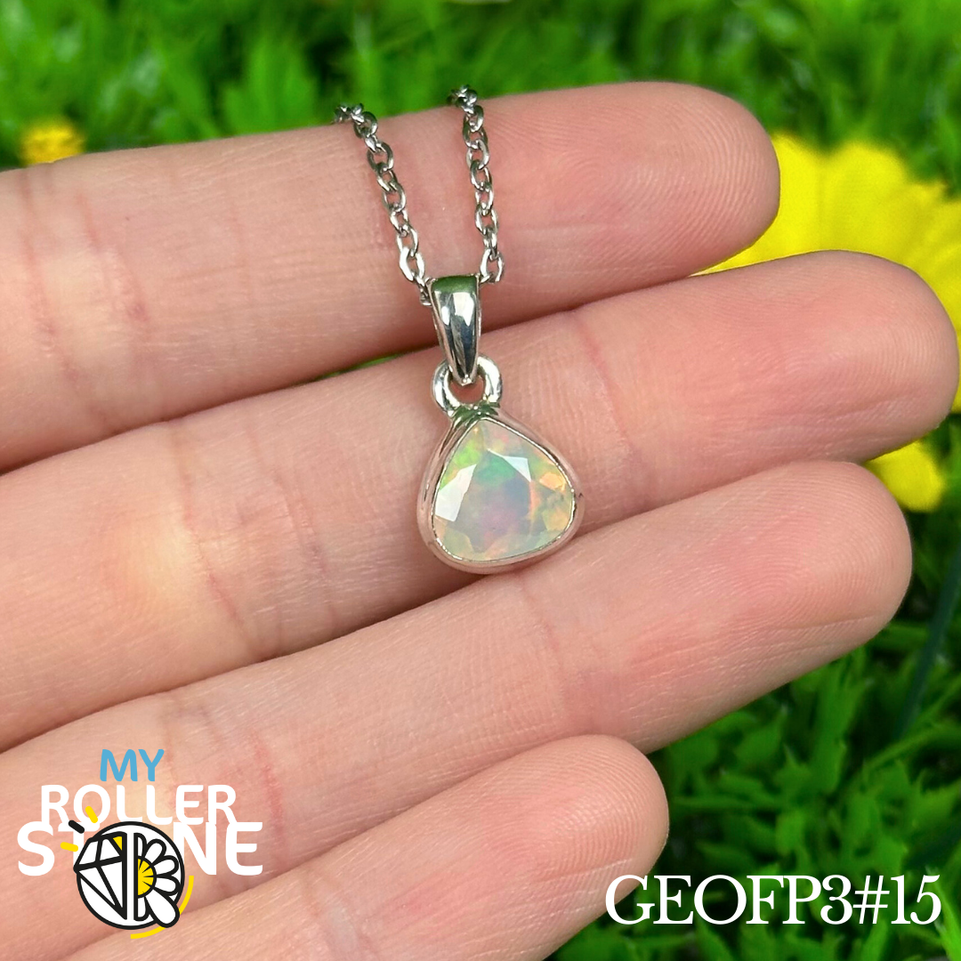 Pendentif Opale Éthiopienne