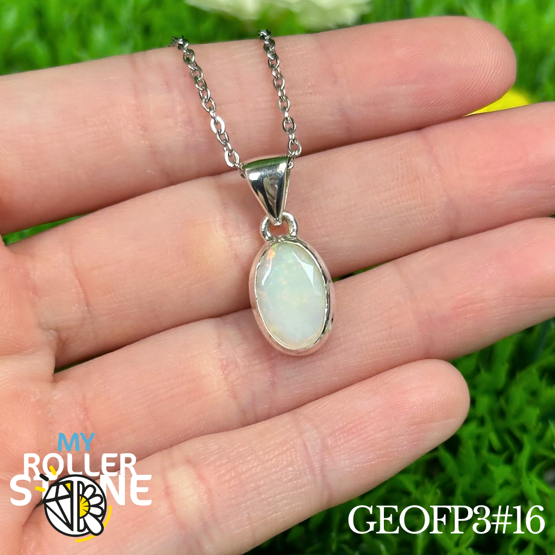 Pendentif Opale Éthiopienne