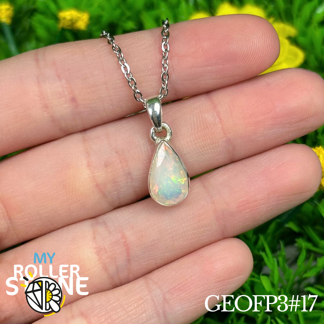 Pendentif Opale Éthiopienne