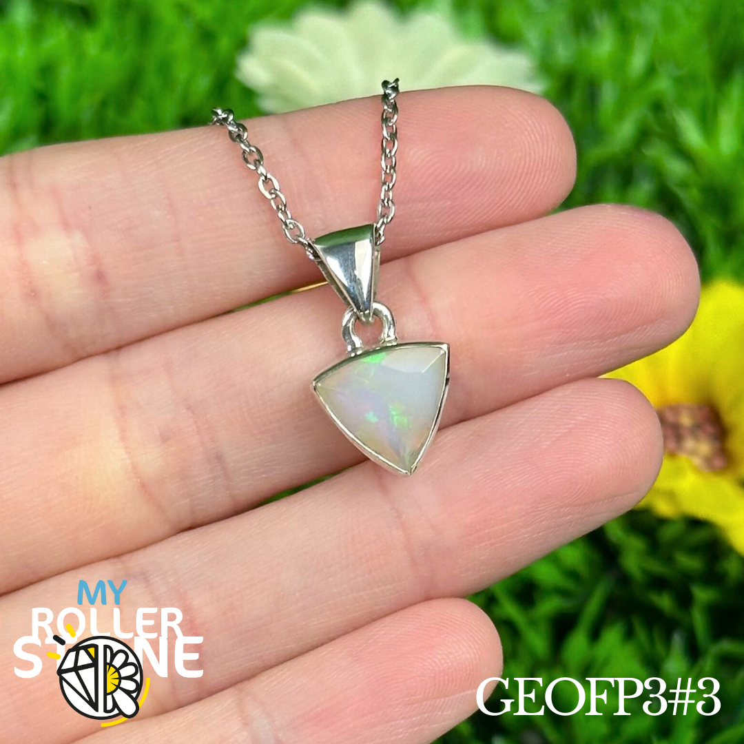 Pendentif Opale Éthiopienne