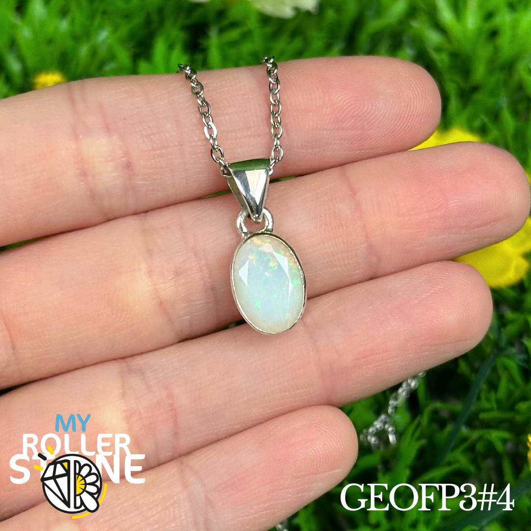 Pendentif Opale Éthiopienne