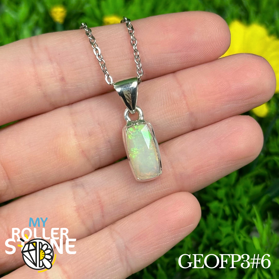 Pendentif Opale Éthiopienne