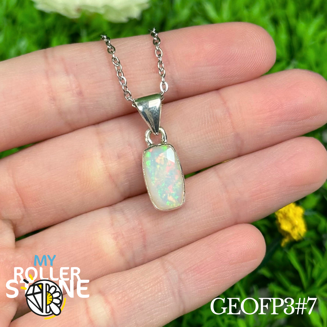 Pendentif Opale Éthiopienne