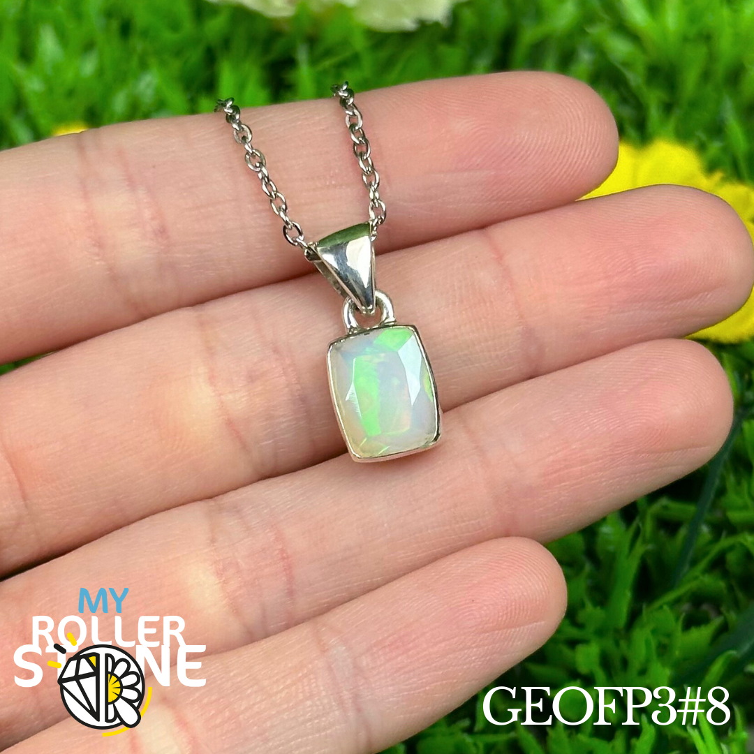 Pendentif Opale Éthiopienne