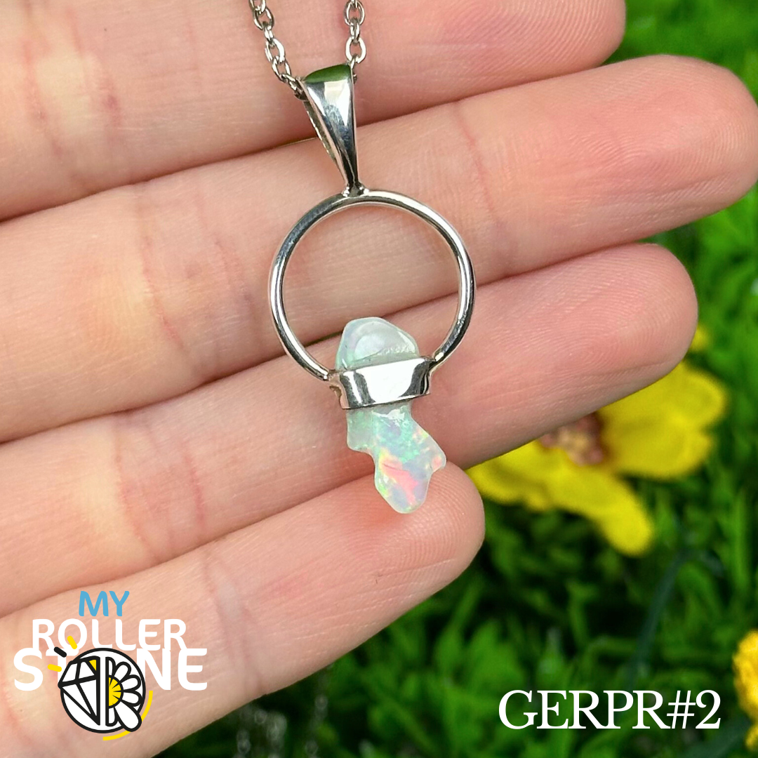 Pendentif Opale Éthiopienne