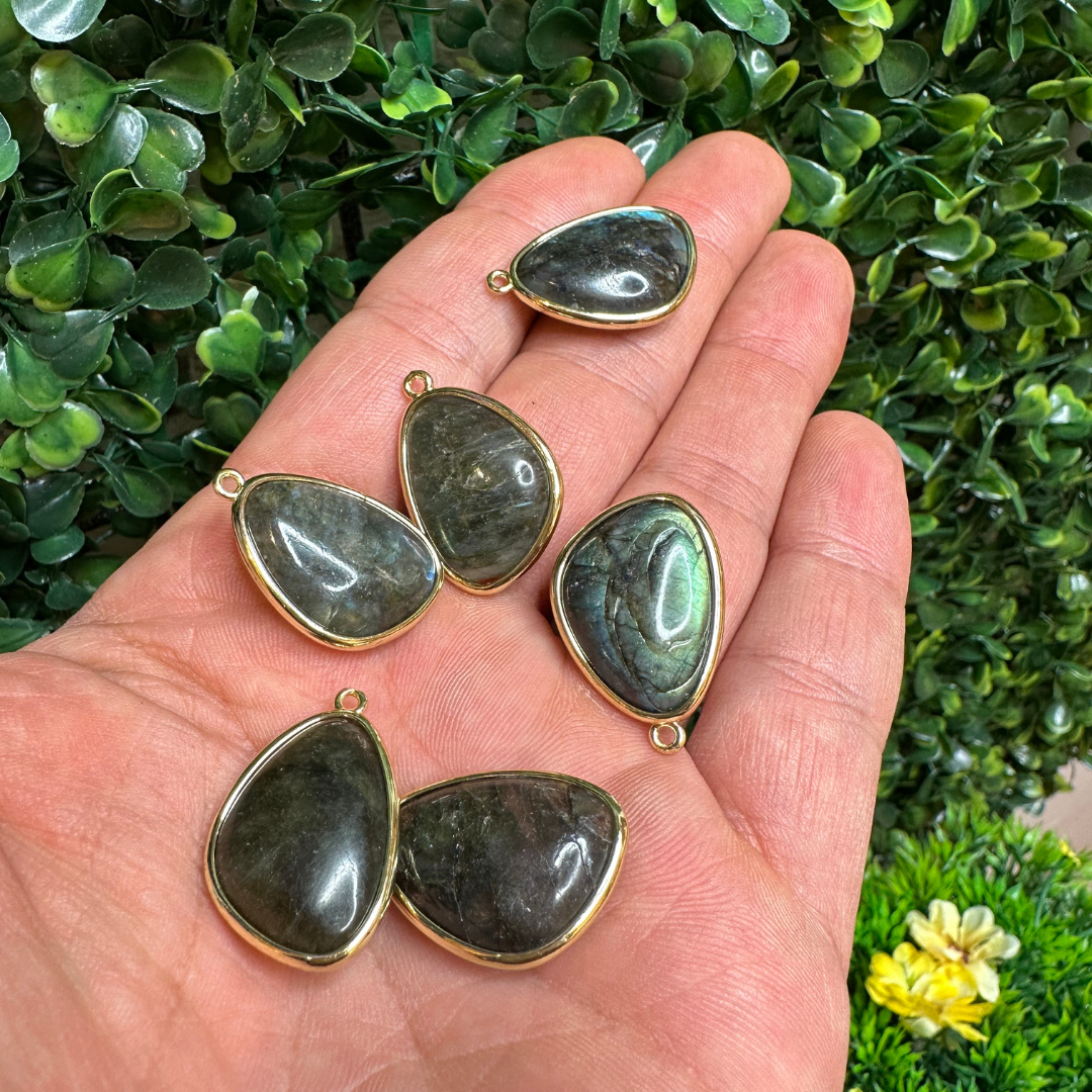 Pendentif ovale Labradorite - Colliers