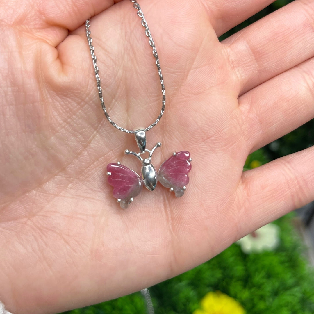 Pendentif Papillon Tourmaline #8