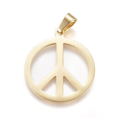 Pendentif Peace and Love - Breloques et pendentifs
