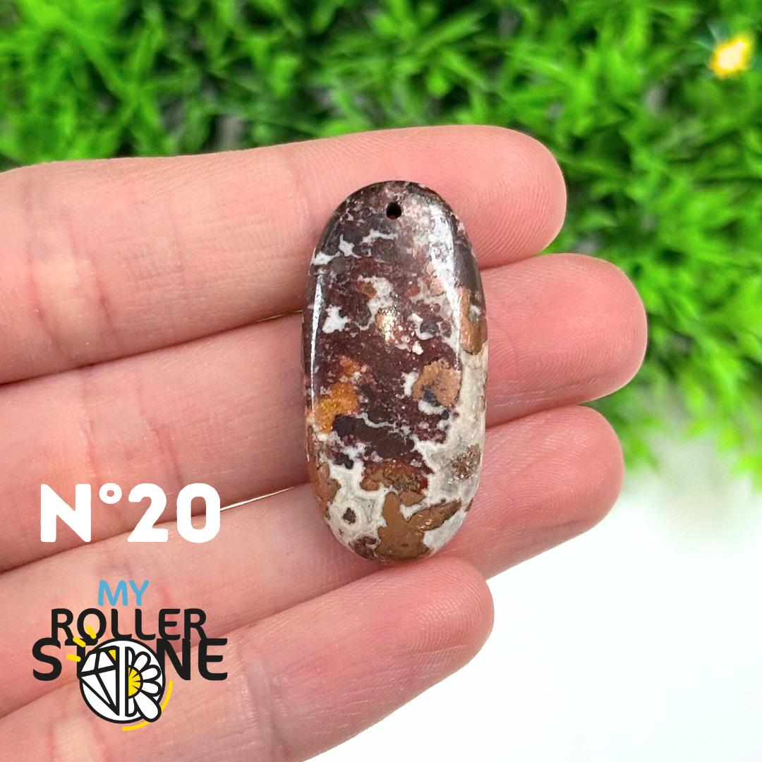 Pendentif Percé Cooper Demotolite 5A - 20 - Breloques et pendentifs