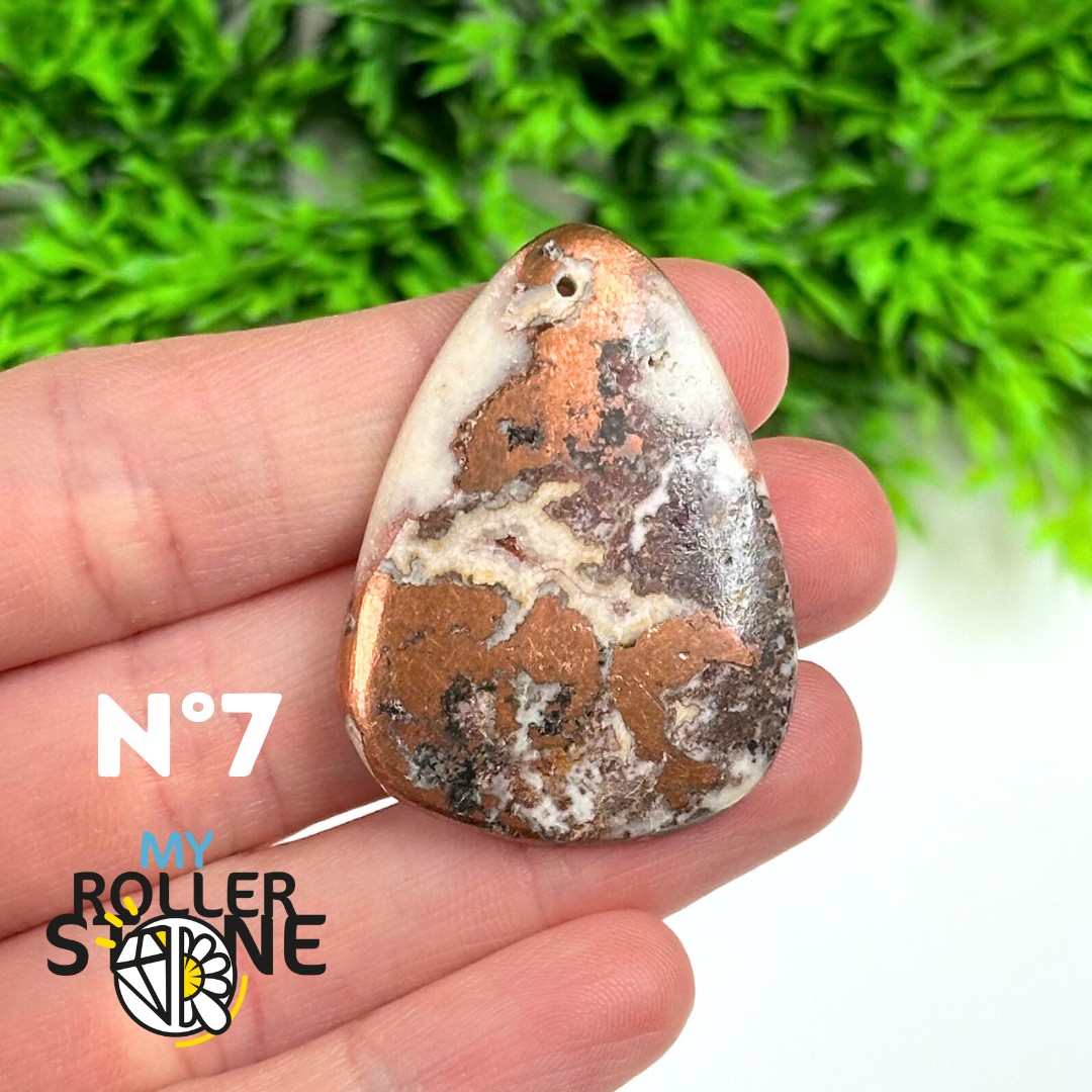 Pendentif Percé Cooper Demotolite 5A - 7 - Breloques et pendentifs