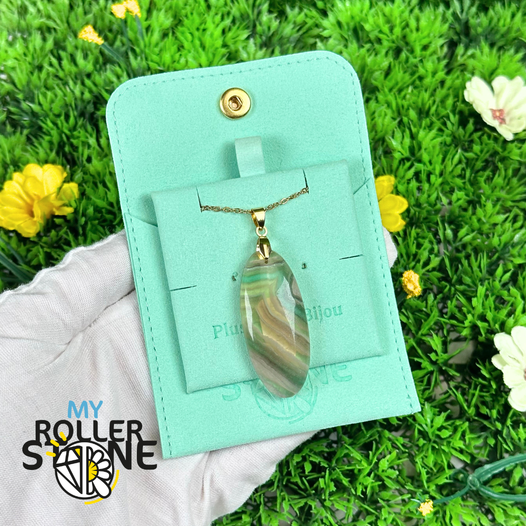 Pendentif Percé Fluorite 5A