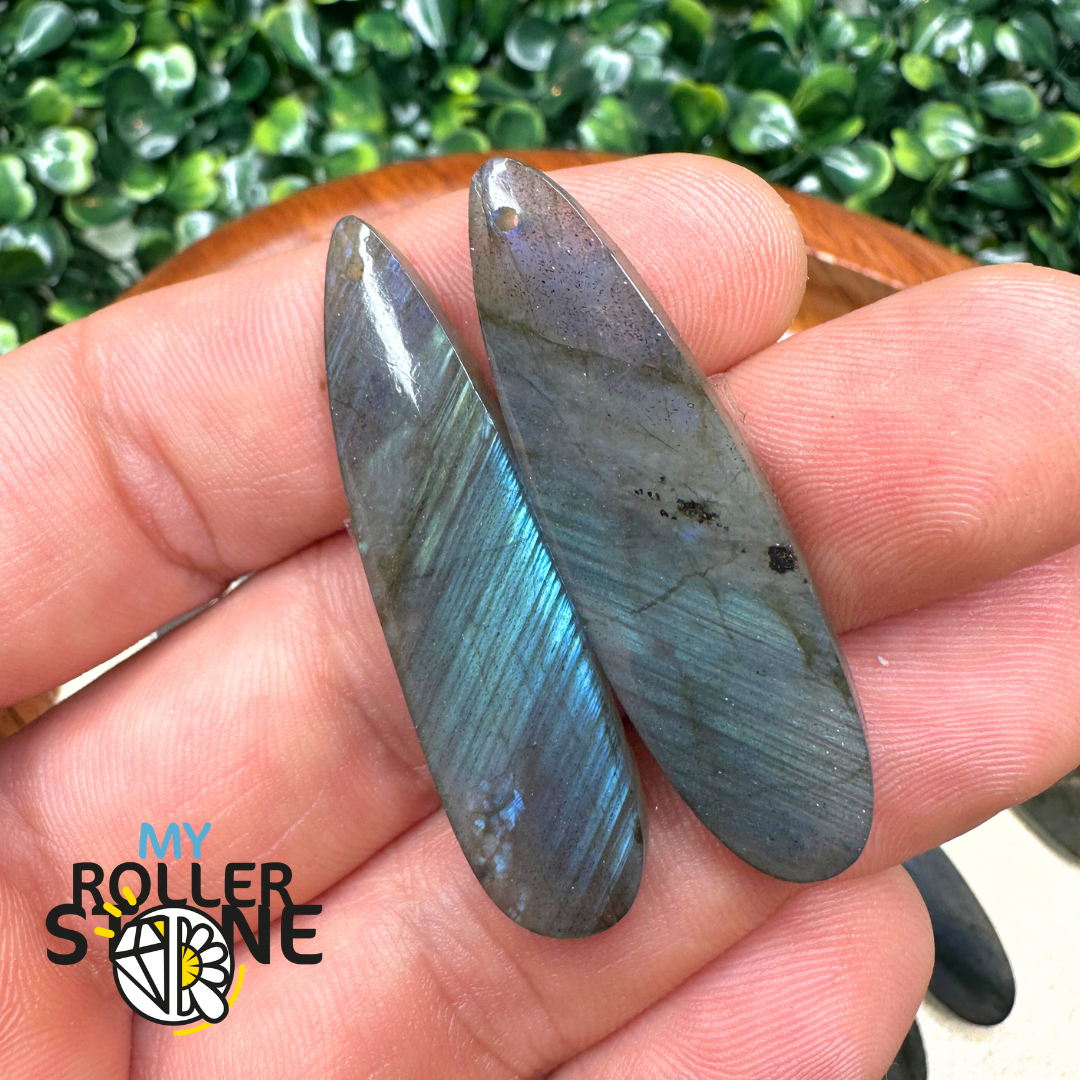 Pendentif Percé Labradorite Duo - Breloques et pendentifs