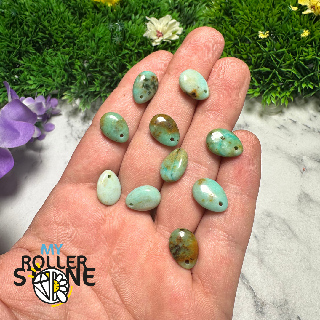 Pendentif Petite Goutte 5 variantes - Amazonite Multicolore - Perles