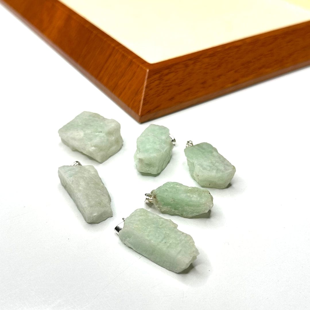 Pendentif Pierre Amazonite brute