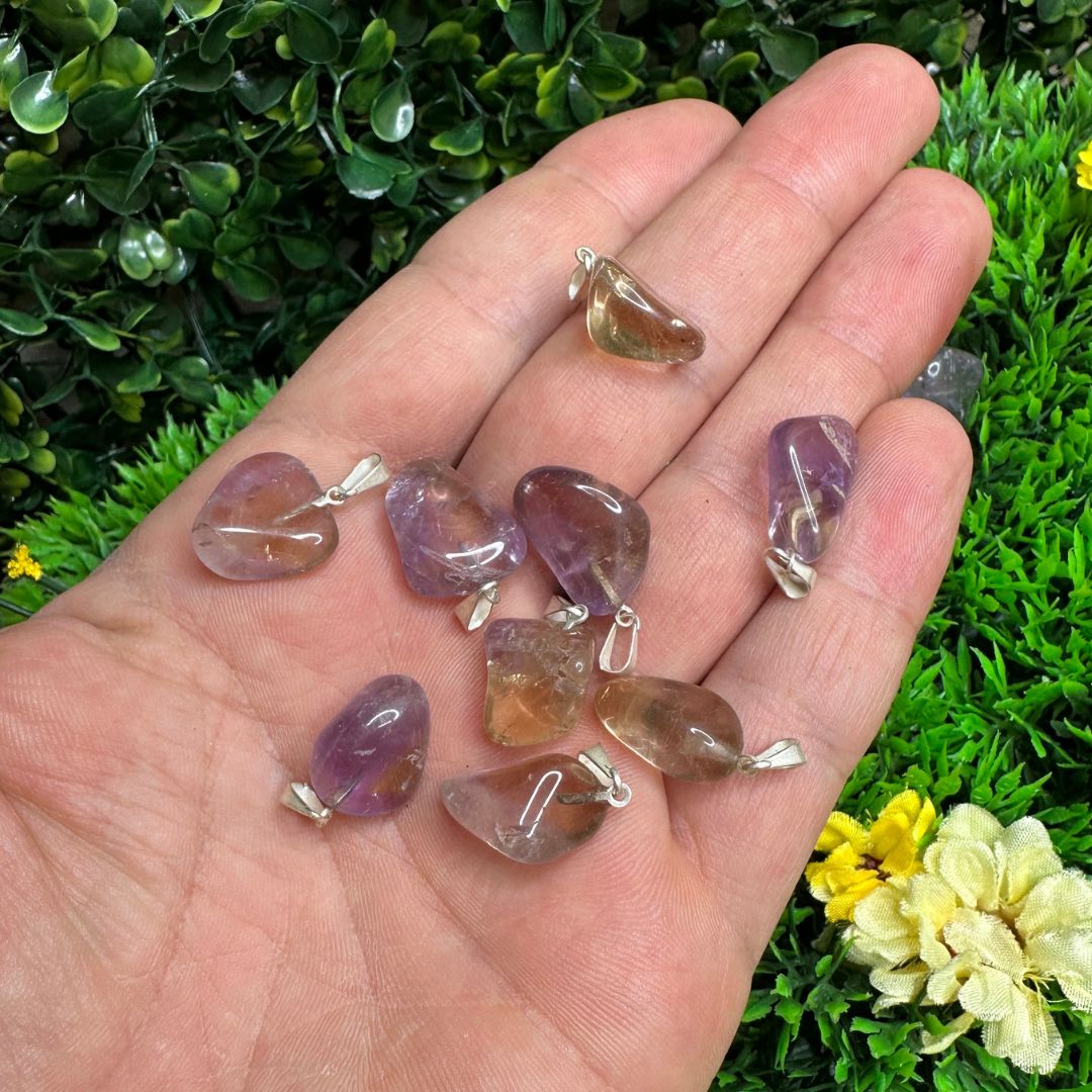 Pendentif Pierre Amétrine - Breloques et pendentifs