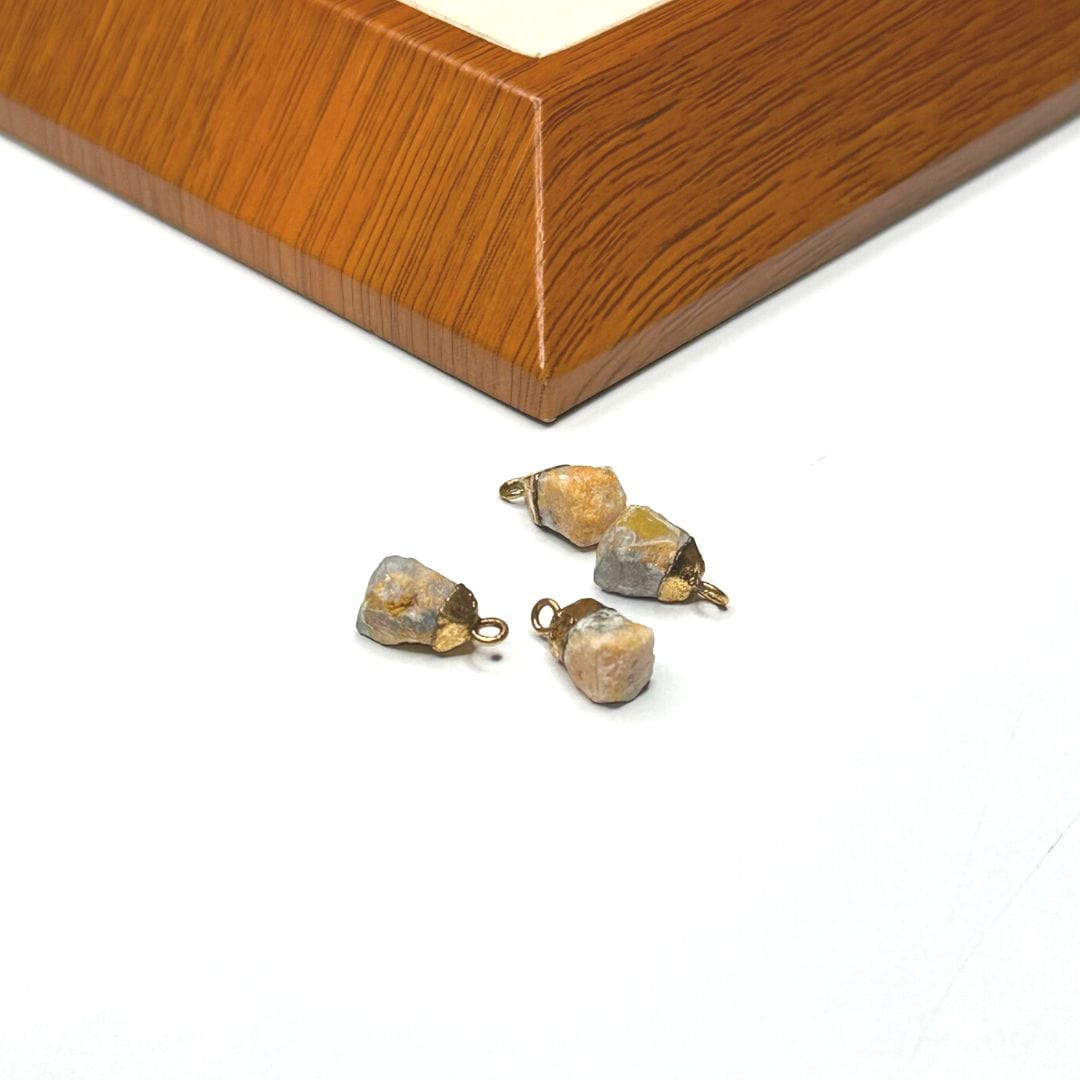 Pendentif Pierre brute Jaspe Bumblebee